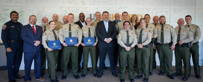 Members of WCSO surround the newest TLETA Graduating Deputies